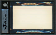 Mickey Mantle Autographed 3x5 Index Card New York Yankees Beckett BAS #18281361