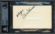 Cesar Tovar Autographed 3x5 Index Card Minnesota Twins Beckett BAS #18281335