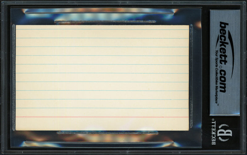 Cesar Tovar Autographed 3x5 Index Card Minnesota Twins Beckett BAS #18281335