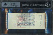 Vince Lombardi Autographed 3x6 Check Green Bay Packers Beckett BAS #10845311