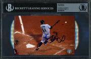 Ichiro Suzuki Autographed 4x6 Photo Seattle Mariners Auto Grade Gem Mint 10 Beckett BAS #18281219
