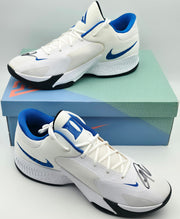 Giannis Antetokounmpo Autographed 2022 Player Exclusive (PE) Promo Kentucky Nike Zoom Freak 4 NCAA Shoes Size 16 (With Box) Beckett BAS Witness #3W395063 & #3W395064