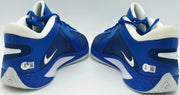 Giannis Antetokounmpo Autographed 2021 Player Exclusive (PE) Promo Nike Zoom Freak 2 Shoes Bucks Size 17 Beckett BAS Witness Stock #252602