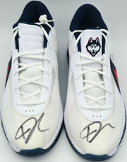 Giannis Antetokounmpo Autographed 2021 Player Exclusive (PE) Promo Black Nike Zoom Freak 2 NRG Shoes Bucks Size 17 Beckett BAS Witness Stock #252607
