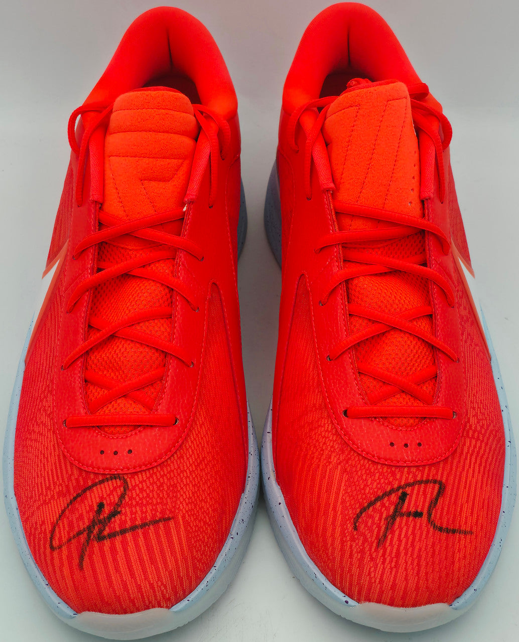 Giannis Antetokounmpo Autographed 2021 Player Exclusive (PE) Promo Black Nike Zoom Freak 2 NRG Shoes Bucks Size 17 Beckett BAS Witness Stock #252613