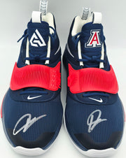 Giannis Antetokounmpo Autographed Grey Nike Zoom Freak 4 Shoes Bucks Size 16 (With Box) Beckett BAS Witness #3W396598 & #3W396599