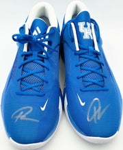 Giannis Antetokounmpo Autographed Nike Immortality 3 Shoes Bucks Size 17 (No Box) Beckett BAS Witness #3W395049 & #3W395050