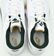 Giannis Antetokounmpo Autographed Teal Nike Immortality 3 Shoes Bucks Size 17 (No Box) Beckett BAS Witness #3W396412 & #3W396413