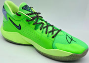 Giannis Antetokounmpo Autographed 2021 Player Exclusive (PE) Promo Rage Green, Multi & Color Nike Zoom Freak 2 (Single) Shoe Miami Heat Size 16 (With Box) Beckett BAS Witness #3W397258