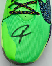 Giannis Antetokounmpo Autographed 2021 Player Exclusive (PE) Promo Rage Green, Multi & Color Nike Zoom Freak 2 (Single) Shoe Miami Heat Size 16 (With Box) Beckett BAS Witness #3W397258