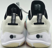 Giannis Antetokounmpo Autographed 2024 Player Exclusive (PE) Promo Duke Blue Devils Black Nike Zoom Freak 6 NCAA Shoes Size 17 (No Box) Beckett BAS Witness #3W396446 & #3W396447