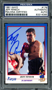 Jeff Fenech Autographed 1991 Kayo Card #176 PSA/DNA #83314085