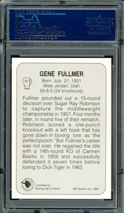 Gene Fullmer Autographed 1991 AW Sports Card #83 PSA/DNA #83314230