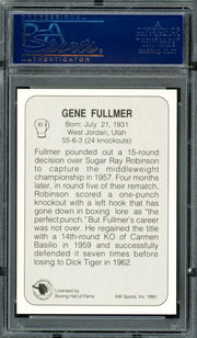 Gene Fullmer Autographed 1991 AW Sports Card #83 PSA/DNA #83314231