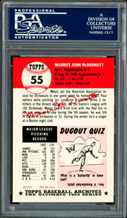 Maurice McDermott Autographed 1991 Topps Archives 1953 Card #55 Boston Red Sox PSA/DNA #83920471