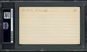 Wally Pipp Autographed 3x5 Index Card New York Yankees PSA/DNA #85370109
