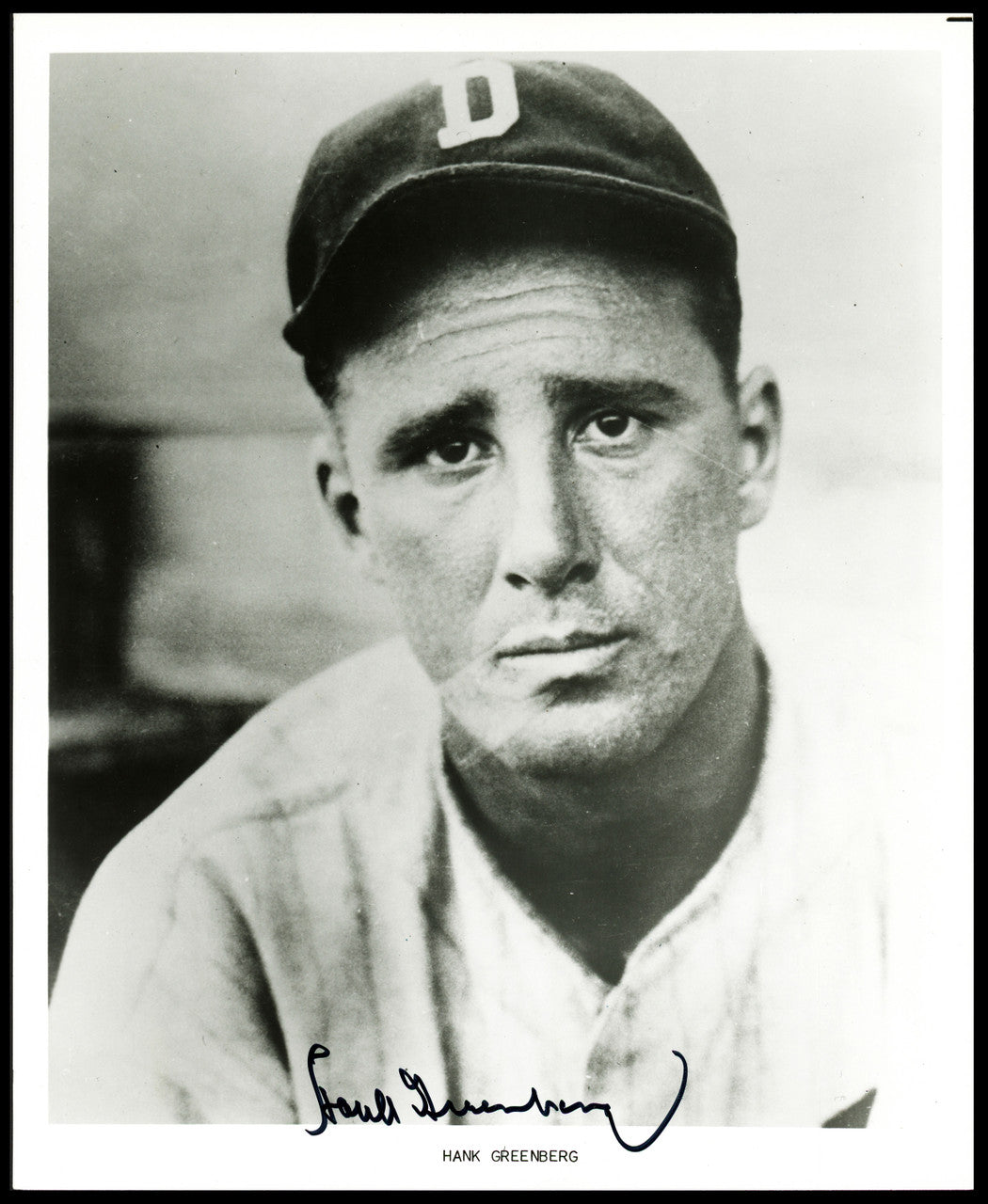 Hank Greenberg Autographed 8x10 Photo Detroit Tigers Beckett BAS #AE33044