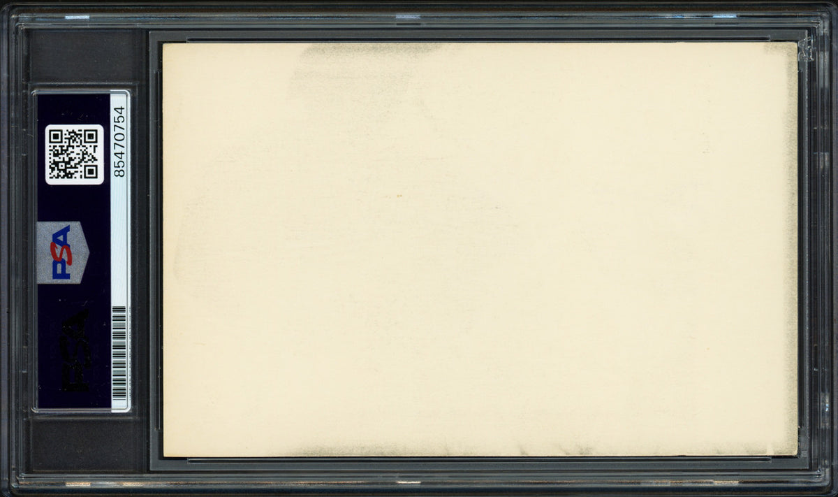Satchel Paige Autographed 1974 TCMA Card Negro Leagues PSA/DNA #85470754
