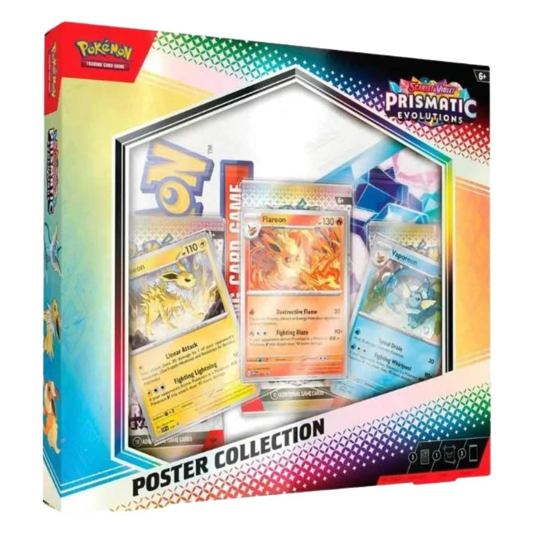 Pokemon Scarlet & Violet Prismatic Evolutions Poster Collection Box