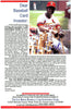 Lou Brock Autographed 5.5x8.5 Guide St. Louis Cardinals Stock #106132
