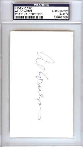 Al Cowens Autographed 3x5 Index Card Kansas City Royals, Detroit Tigers PSA/DNA #83862805