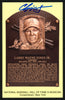 Chipper Jones Autographed HOF Plaque Postcard Atlanta Braves Stock #150326