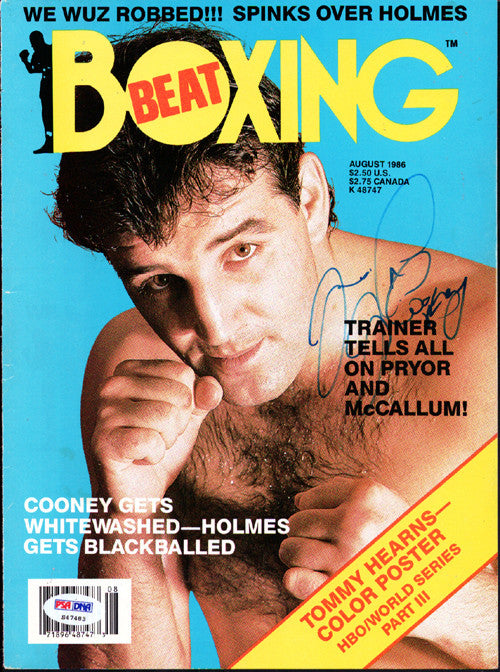 Gerry Cooney Autographed Boxing Beat Magazine Cover PSA/DNA #S47483