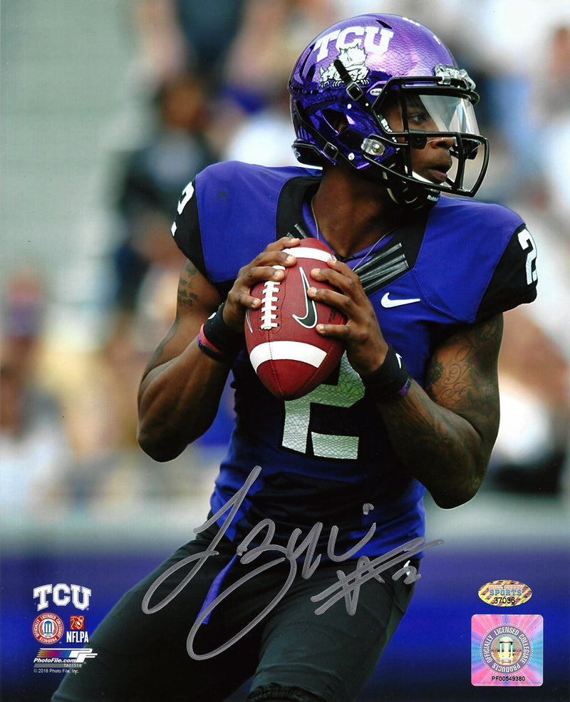 Trevone Boykin Autographed TCU Horned Frogs 8x10 Photo MCS Holo Stock #107984