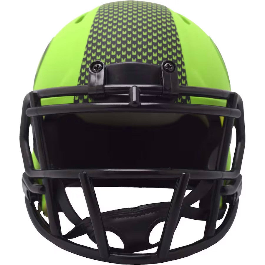 Unsigned Seattle Seahawks Rave Green Speed Mini Helmet Stock #238327