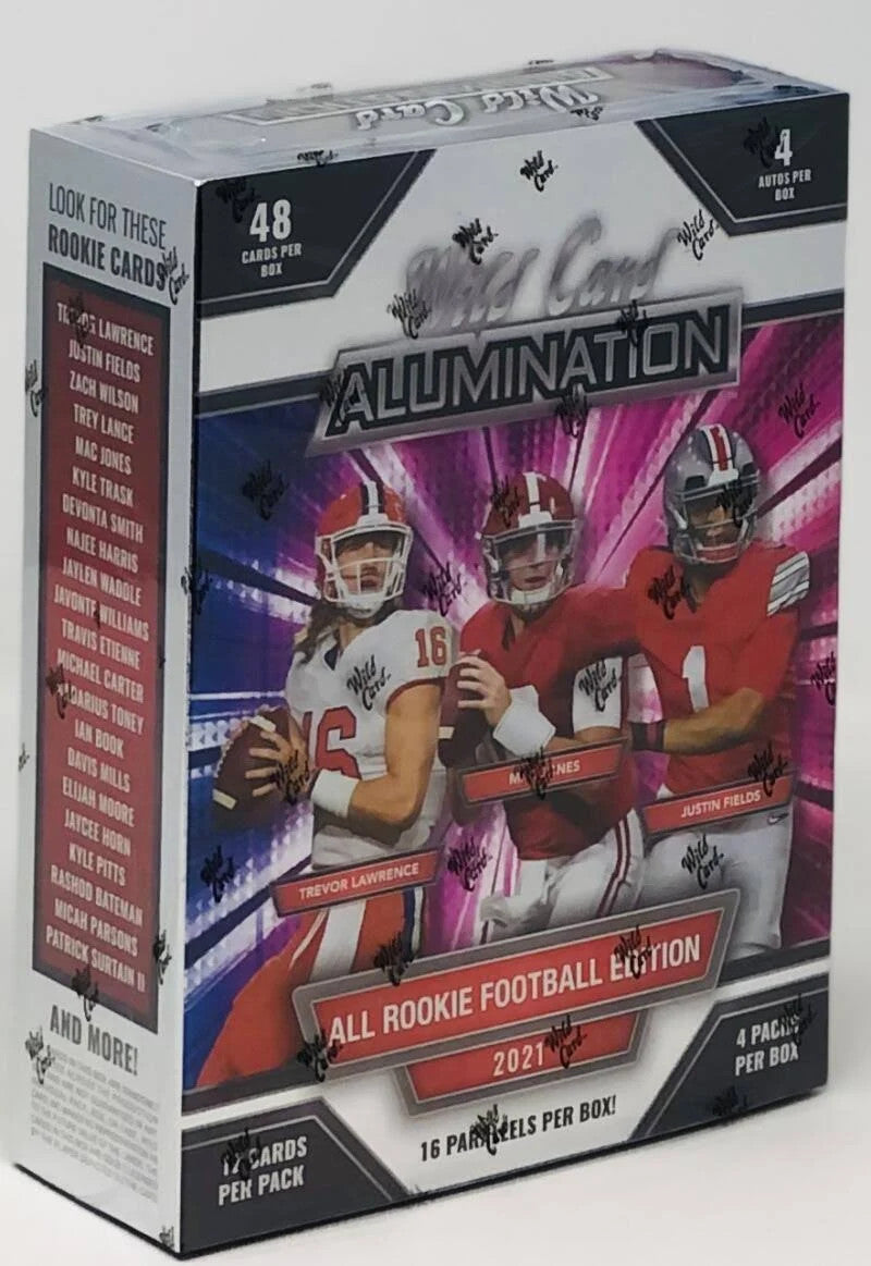 2021 Wild Card Alumination Football Hobby Box