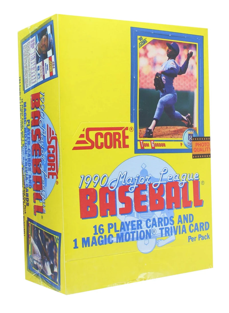 1990 Score Baseball Wax Box
