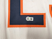 Chicago Bears Devin Hester Autographed White Jersey Beckett BAS QR Stock #250274