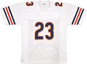 Chicago Bears Devin Hester Autographed White Jersey Beckett BAS QR Stock #250274