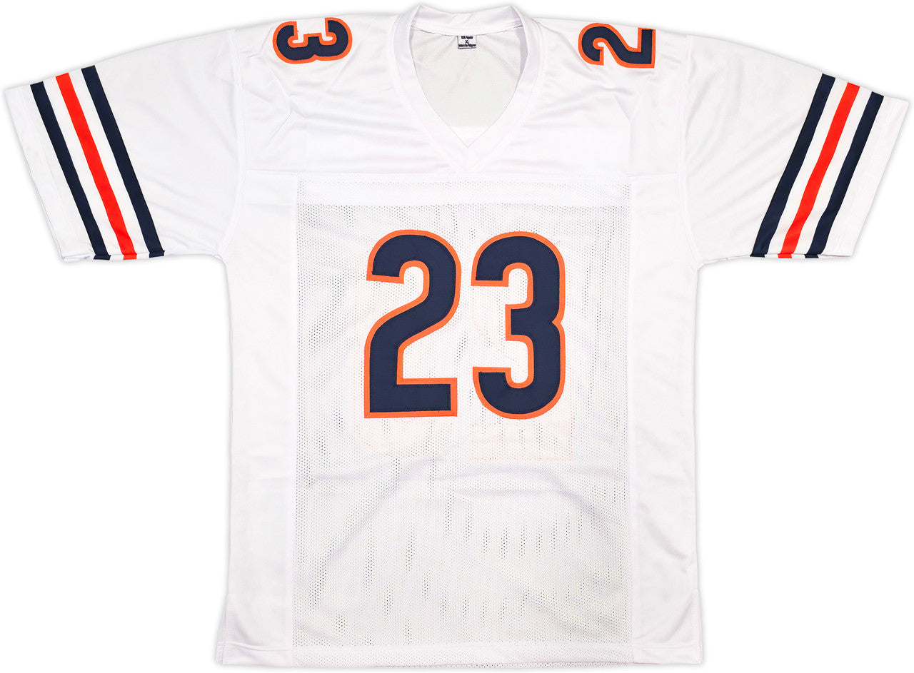 Chicago Bears Devin Hester Autographed White Jersey Beckett BAS QR Stock #250274
