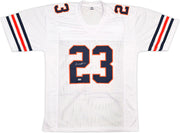 Chicago Bears Devin Hester Autographed White Jersey Beckett BAS QR Stock #250273