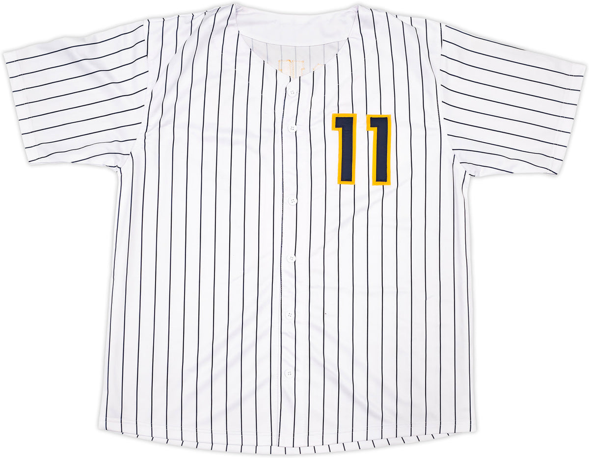 Milwaukee Brewers Jackson Chourio Autographed White Jersey Beckett BAS QR Stock #250267