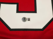Chicago Blackhawks Jonathan Toews Autographed Red Reebok Premier Jersey Size L Beckett BAS Witness Stock #250188