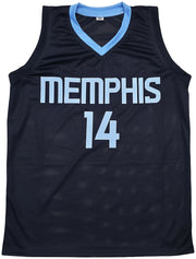 Memphis Grizzlies Zach Edey Autographed Blue Jersey Beckett BAS Witness Stock #249027