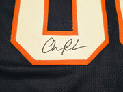 Christmas Vacation Chevy Chase Autographed Blue Jersey Beckett BAS QR Stock #250271
