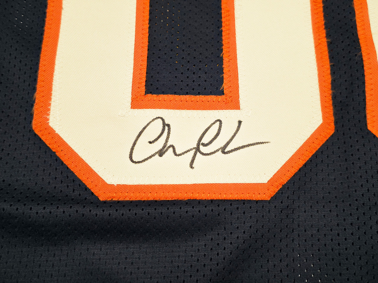 Christmas Vacation Chevy Chase Autographed Blue Jersey Beckett BAS QR Stock #250271
