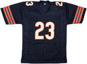 Chicago Bears Devin Hester Autographed Blue Jersey Beckett BAS QR Stock #250272