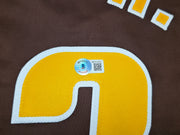 San Diego Padres Fernando Tatis Jr. Autographed Brown Jersey Beckett BAS Witness Stock #250497