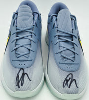 Giannis Antetokounmpo Autographed 2024 Player Exclusive (PE) Promo Black Nike Zoom Freak 6 Shoes Bucks Size 17 Beckett BAS Witness Stock #252756