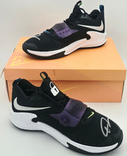 Giannis Antetokounmpo Autographed 2021 Player Exclusive (PE) Promo Black Nike Zoom Freak 3 NRG Shoes Bucks Size 17 Beckett BAS Witness Stock #252761