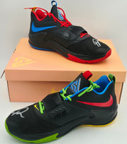 Giannis Antetokounmpo Autographed Black Nike Zoom Freak 4 Shoes Bucks Size 16 (No Box) Beckett BAS Witness Stock #252766