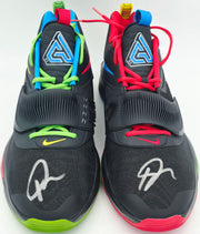 Giannis Antetokounmpo Autographed Black Nike Zoom Freak 4 Shoes Bucks Size 16 (No Box) Beckett BAS Witness Stock #252766