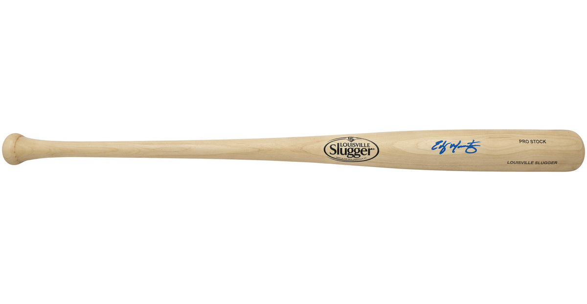 Edgar Martinez Autographed Blonde Louisville Slugger Pro Stock Baseball Bat Seattle Mariners Beckett BAS Witness Stock #252589