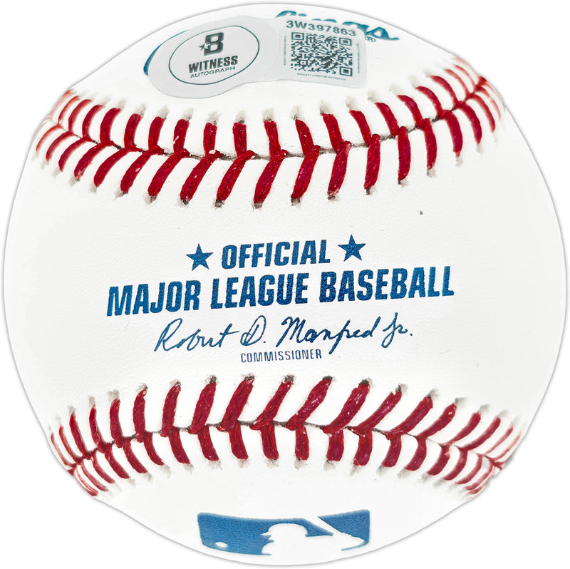 Ted Simmons Autographed Official MLB Baseball St. Louis Cardinals "HOF 2020" Beckett BAS Witness Stock #252455