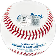 Ted Simmons Autographed Official MLB Baseball St. Louis Cardinals "HOF 2020" Beckett BAS Witness Stock #252455