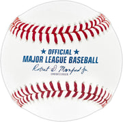Ted Simmons Autographed Official Hall of Fame HOF Logo Baseball St. Louis Cardinals Beckett BAS Witness Stock #252456